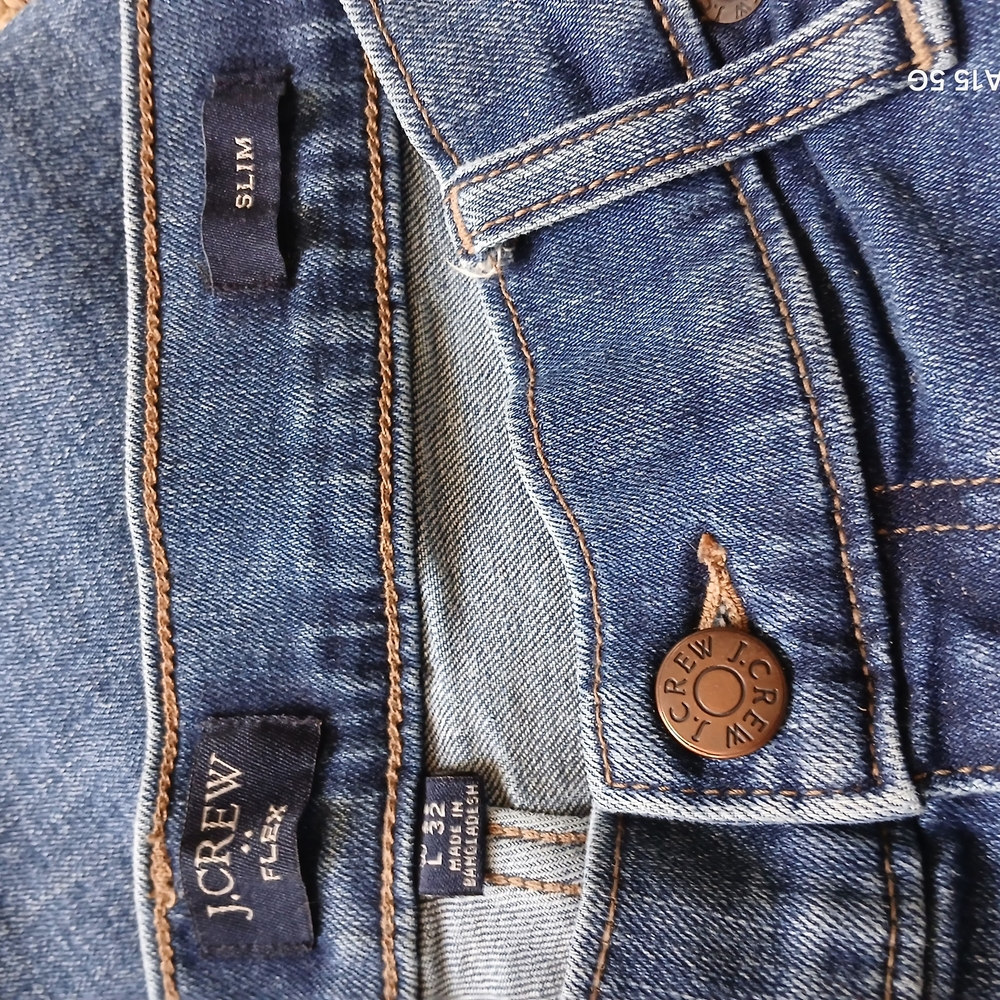 J. Crew Men's Slim Flex Jeans - Blue
